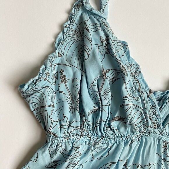 Y2K blue floral tank top - Picture 3 of 8